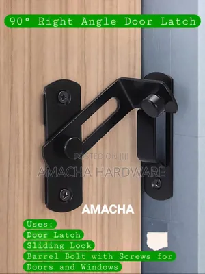 90° Right Angle Door Latch