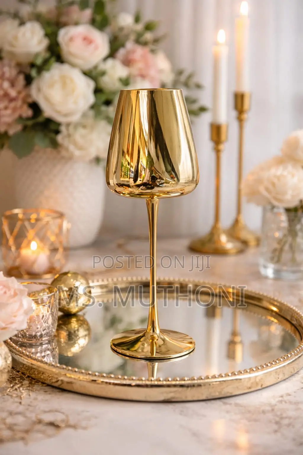 6 PCS 500ml Elegant Crystal Long Stem Red Wine Glass