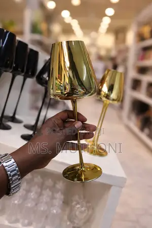 6 PCS 500ml Elegant Crystal Long Stem Red Wine Glass