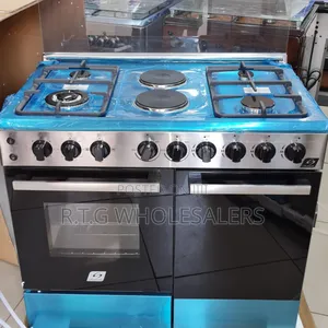Starworth 4 Gas + 2 Electric Plates Cooker 60×90 Stainless Steel