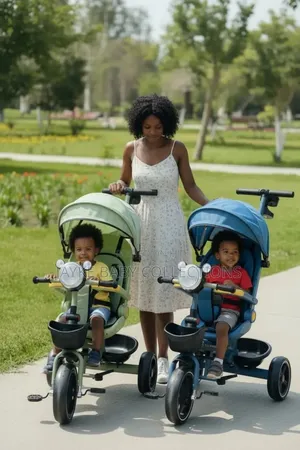 6m–5y Kids? 4-in-1 Stroller Trike That Grows With Them
