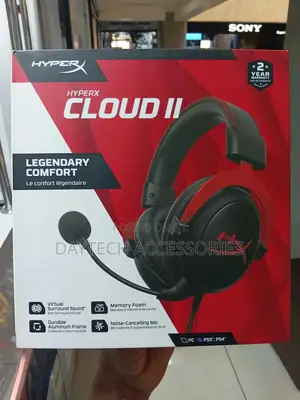 This Is the Hyperx Cloud Ii Gaming Headset.