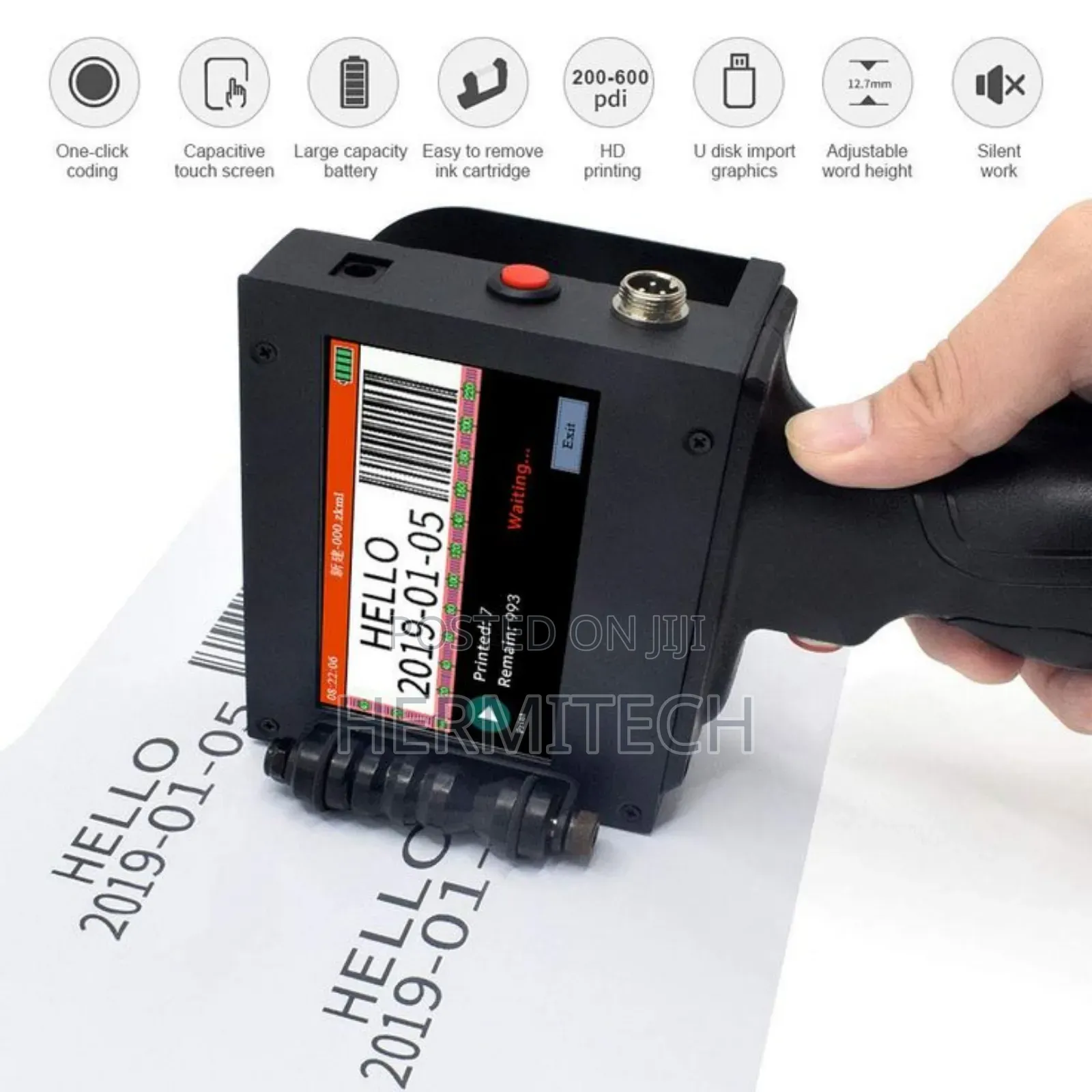 Clear Prints Inkjet Printer Large Handheld Printers
