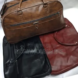 Big Genuine Leather Travel Duffel – Stylish Tough