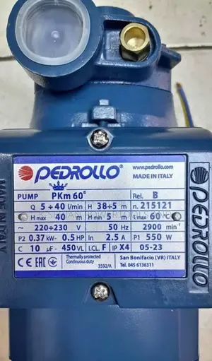 Reliable 0.5hp Pedrollo Booster Pump/0.5hp Pedrollo Booster Pump