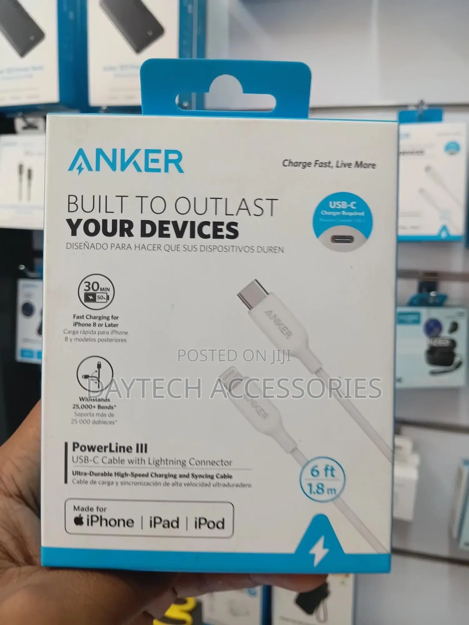 Anker Usb C to Lightning Cable, 321 Usb-C to Lightning Cable