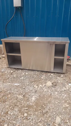Stainless Steel Sink Kitchen Cabinet With Storage