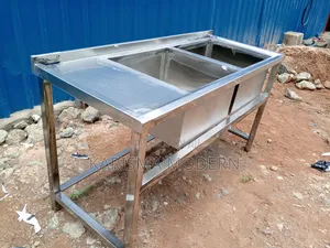Commercial Double Bowl Sink Heavy Duty