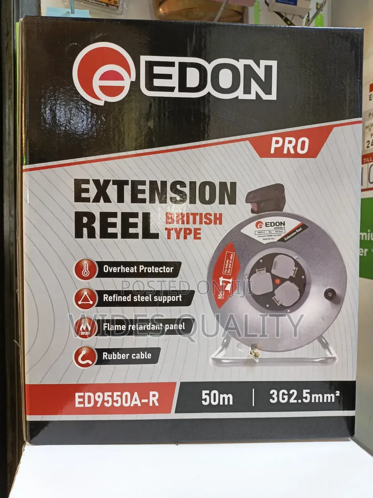 Edon Pro Extension Reel (Model Ed9550a-R).