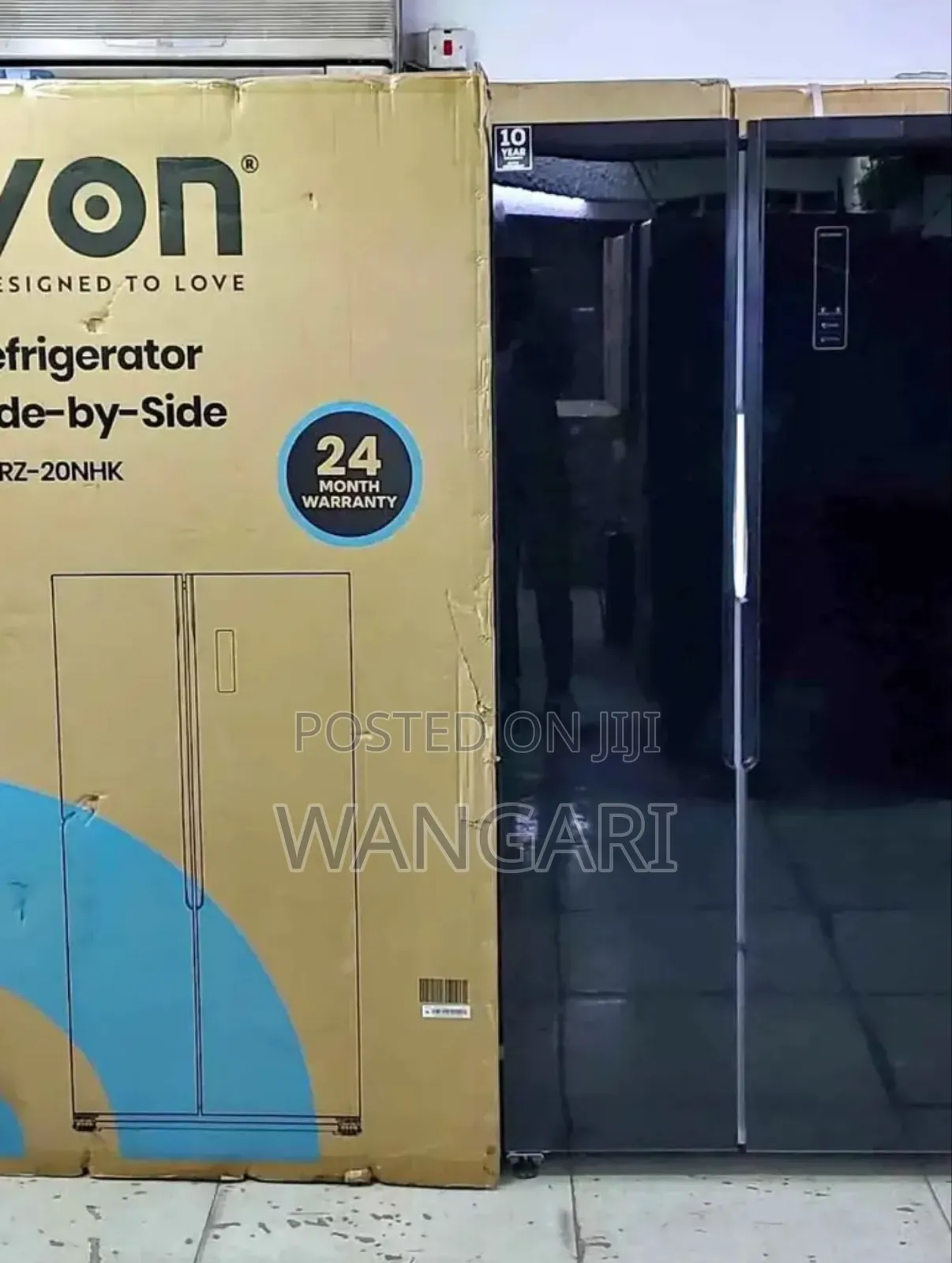 Von 442l Side by Side Fridge