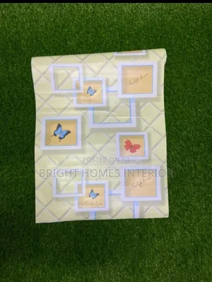Designer Cream Self Adhesive Waterproof Wallpaper