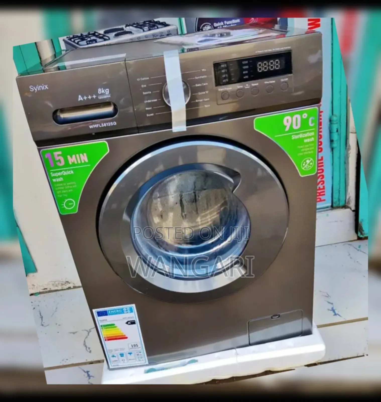 Syinix Semi Automatic Washing Machine 8kgs