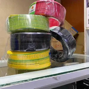 Hotsel Single Core Cables 1.5mm -90m Black and Green Yellow