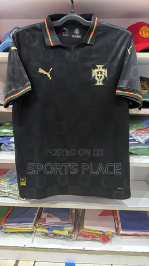 Portugal Black 25/26 Special Edition Eusébio Jersey