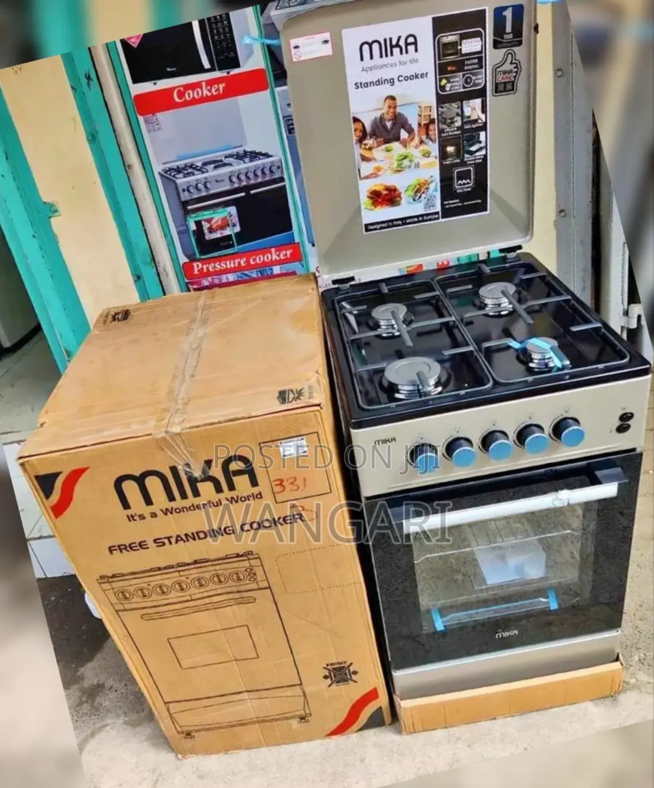 Mika Full Gass With Electric Oven