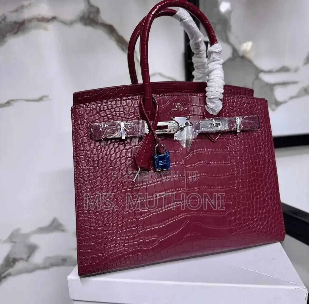 Quality Hermès Birkin Handbag in Croc-Print