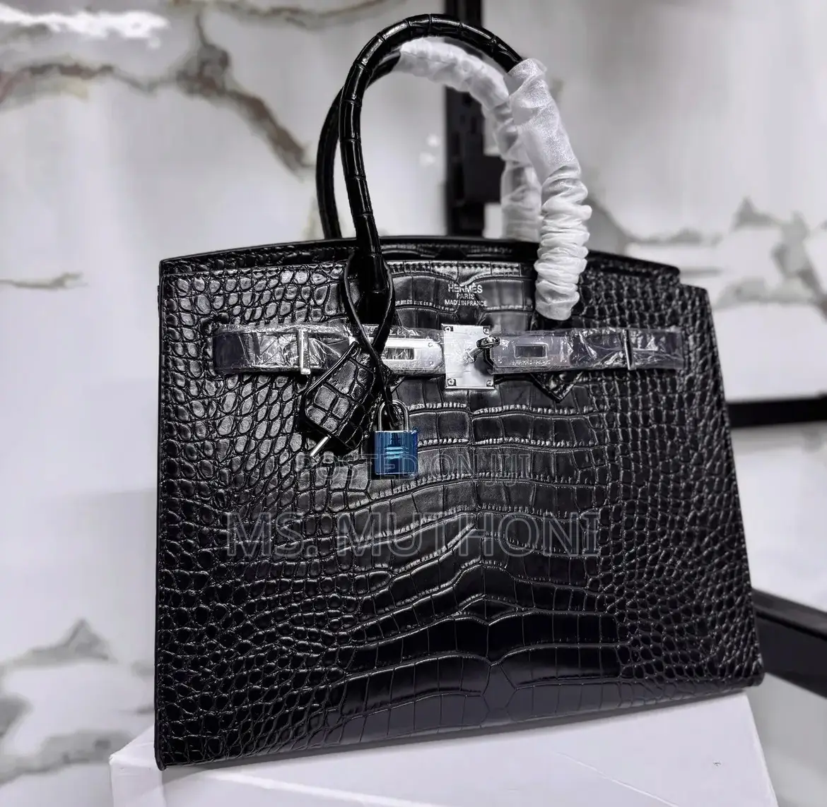 Quality Hermès Birkin Handbag in Croc-Print
