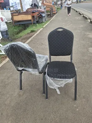 All Black Banquet Chair