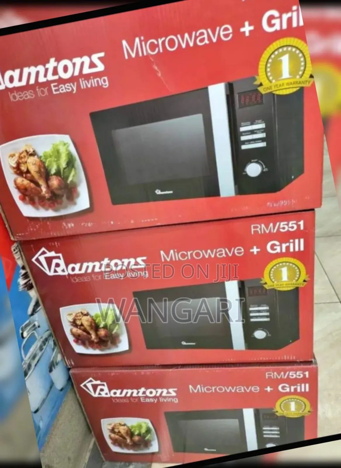 Rm 551 With Grill Ramtons Microwave Grilled