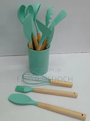 12 In 1 Cooking/ Serving  Spoons Set With Holder