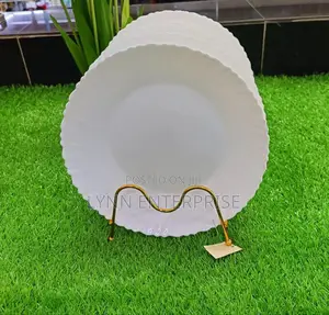 *Dinner Plate All White*