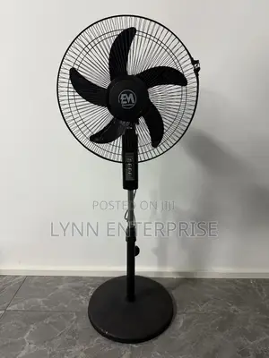 Black 16 Inches Electromate Electromate Standing Fans