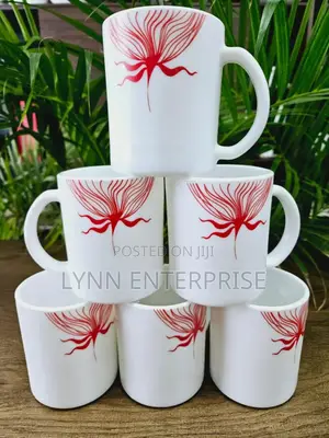 *Set of 6 Ceramic Cups 