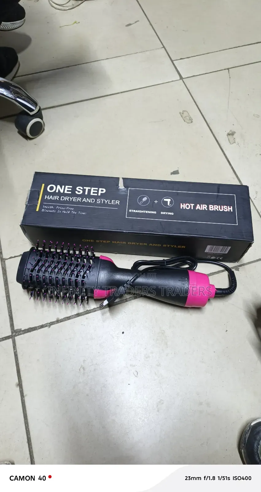 Electric Hair Dryer 
Hot Air Brush