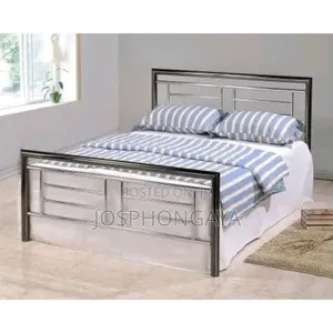 3.5 by 6 Sized Mettalic Bed Frame for Sale All Are Welcomed 
