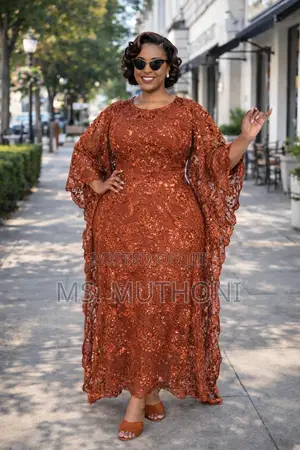 Quality Heavy Lace Free Size 2 Piece Gowns