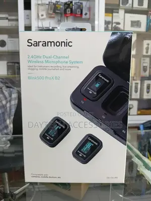 Saramonic Blink500 Prox B2 Clip-on Wireless Microphone System - Black