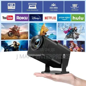 Mini Projector With Wifi and Bluetooth, Portable Projector