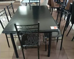 Colour White 6 Sitter Dinning Table