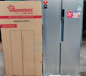 With Top Freezer. Big Door Ramtons Side by Side Fridge 454l