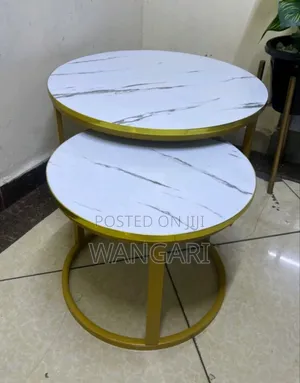 Brand New Pure Marble Nesting Table