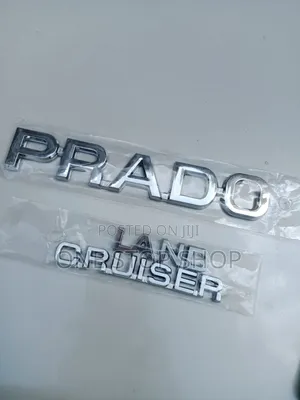 Chrome Prado Land Cruiser Boot Emblem