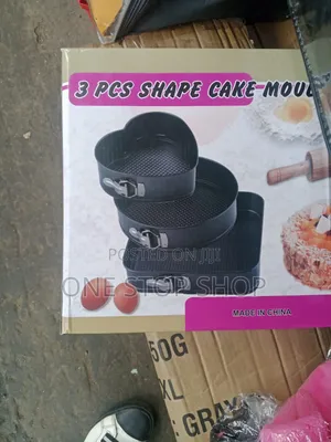 3pcs Cake Baking Mould Tins