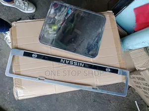 Nissan Stainless Steel Chrome Number Plate Licensed Plate Frame