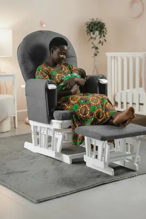 Nursing Glider Chair + Ottoman | Smooth Soothing