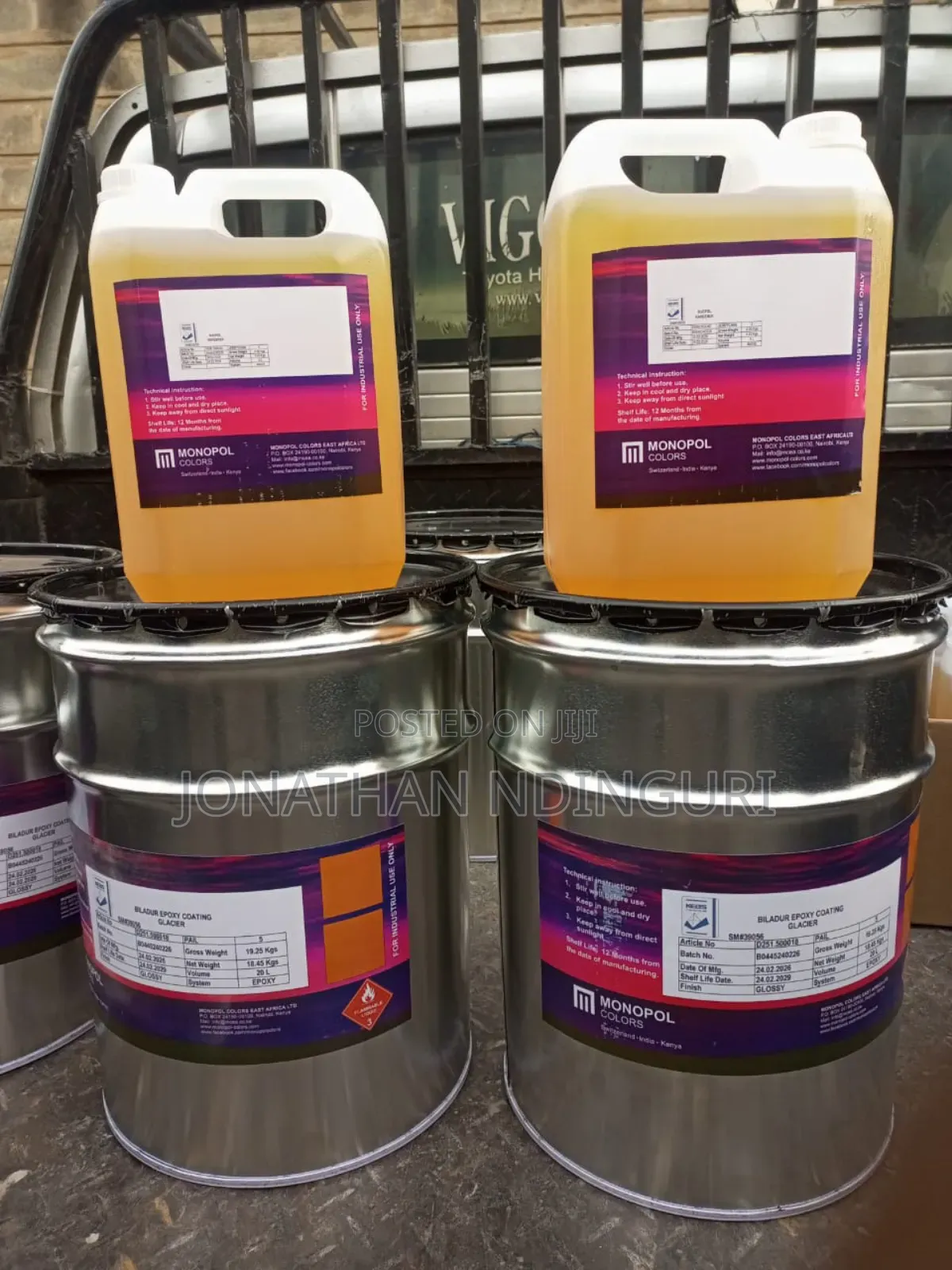 Professional Two-Part Epoxy Floor Finish/Paint