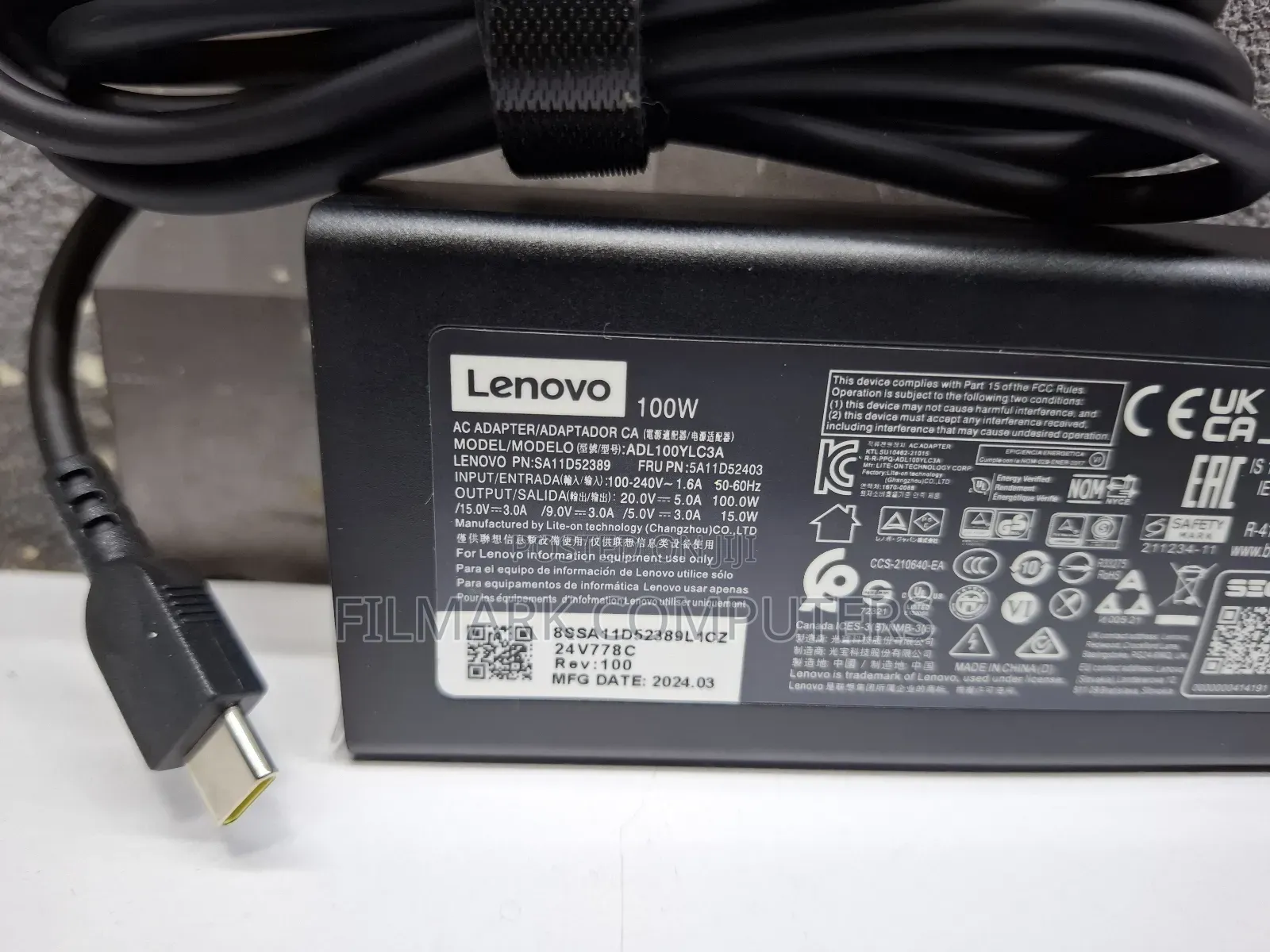 20v 5a 100w Usb C Charger Compatible With Lenovo