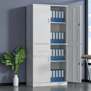 Office Cabinet; Modern 4-door Office Storage Cabinet
