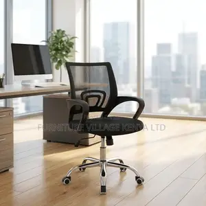 Office Chair; Clerical Medium-back Mesh Office Chair