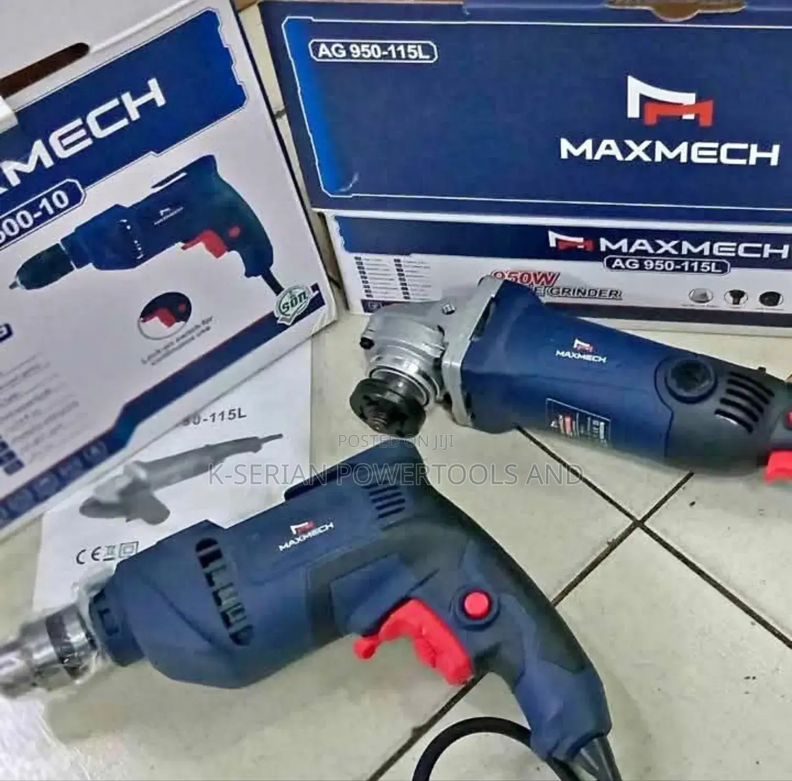 Maxmech Impact Drill 4inch Grinder Combo/Maxmech Combo