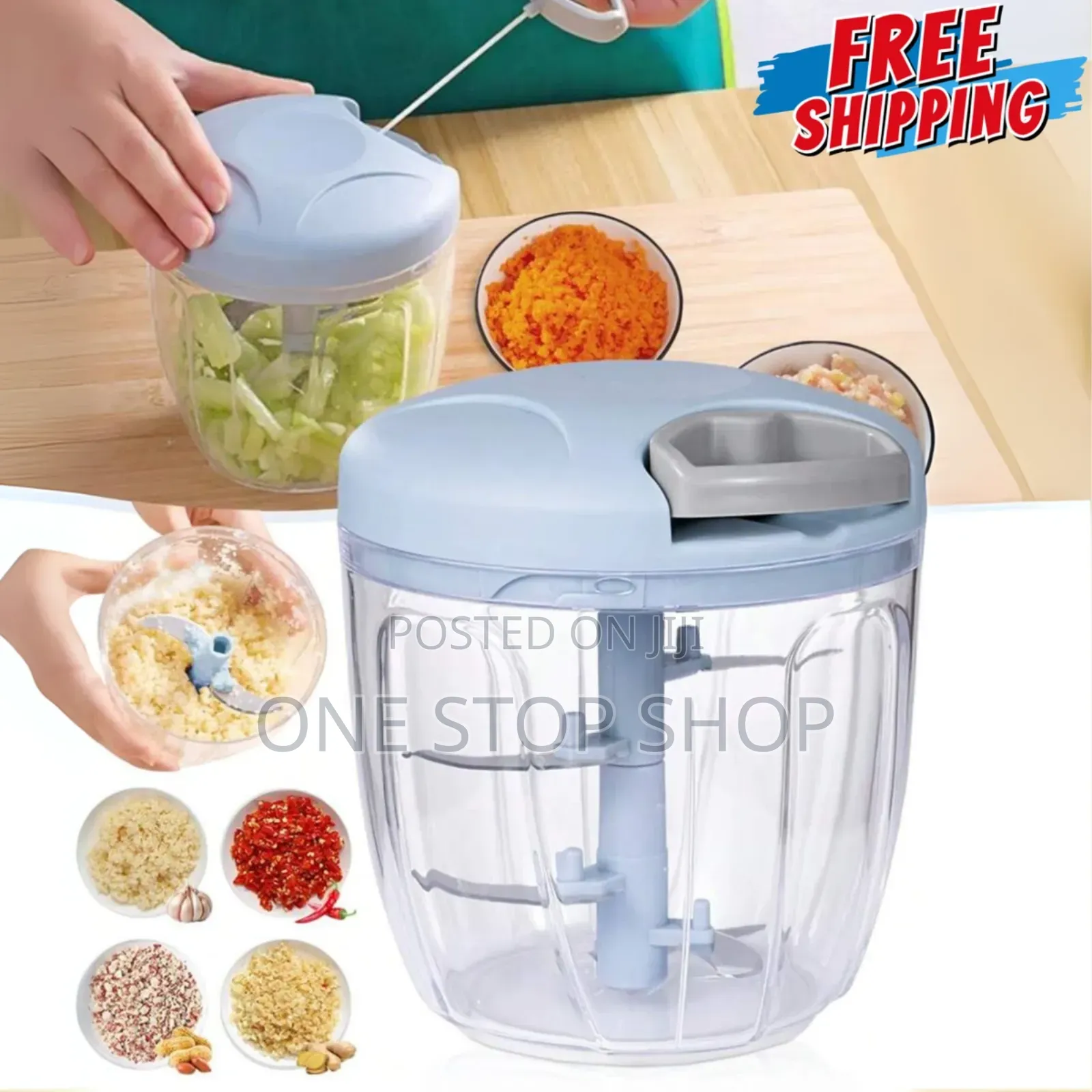 String Pull Manual Hand Chopper