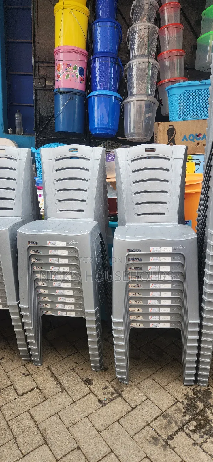 Gray Plastic Chairs, Plastic Chairs Without Arms