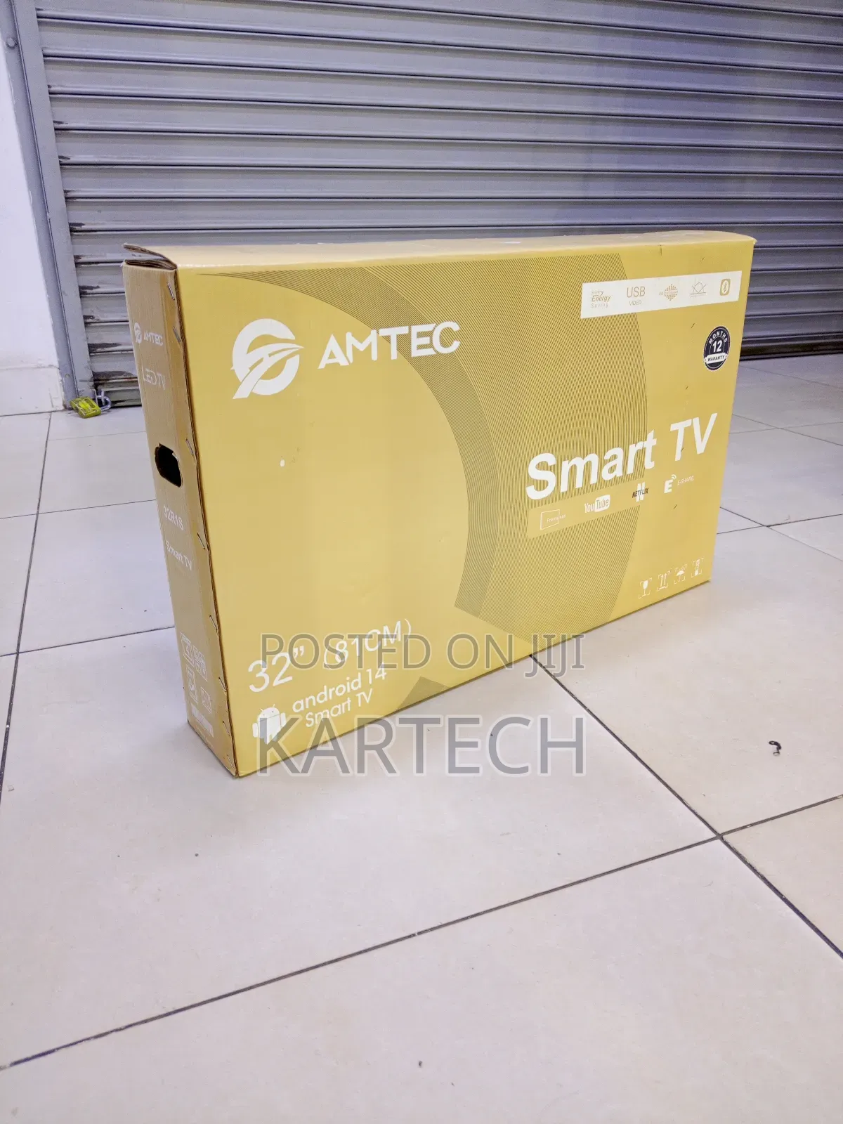 Amtec 32 Inch 32r1s Frameless Android Smart Tv
