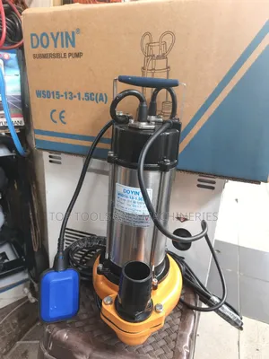 2hp. Doyin Wsd15-13-1.5c(A) Submersible Sewage Pump 15mtrs Max Head