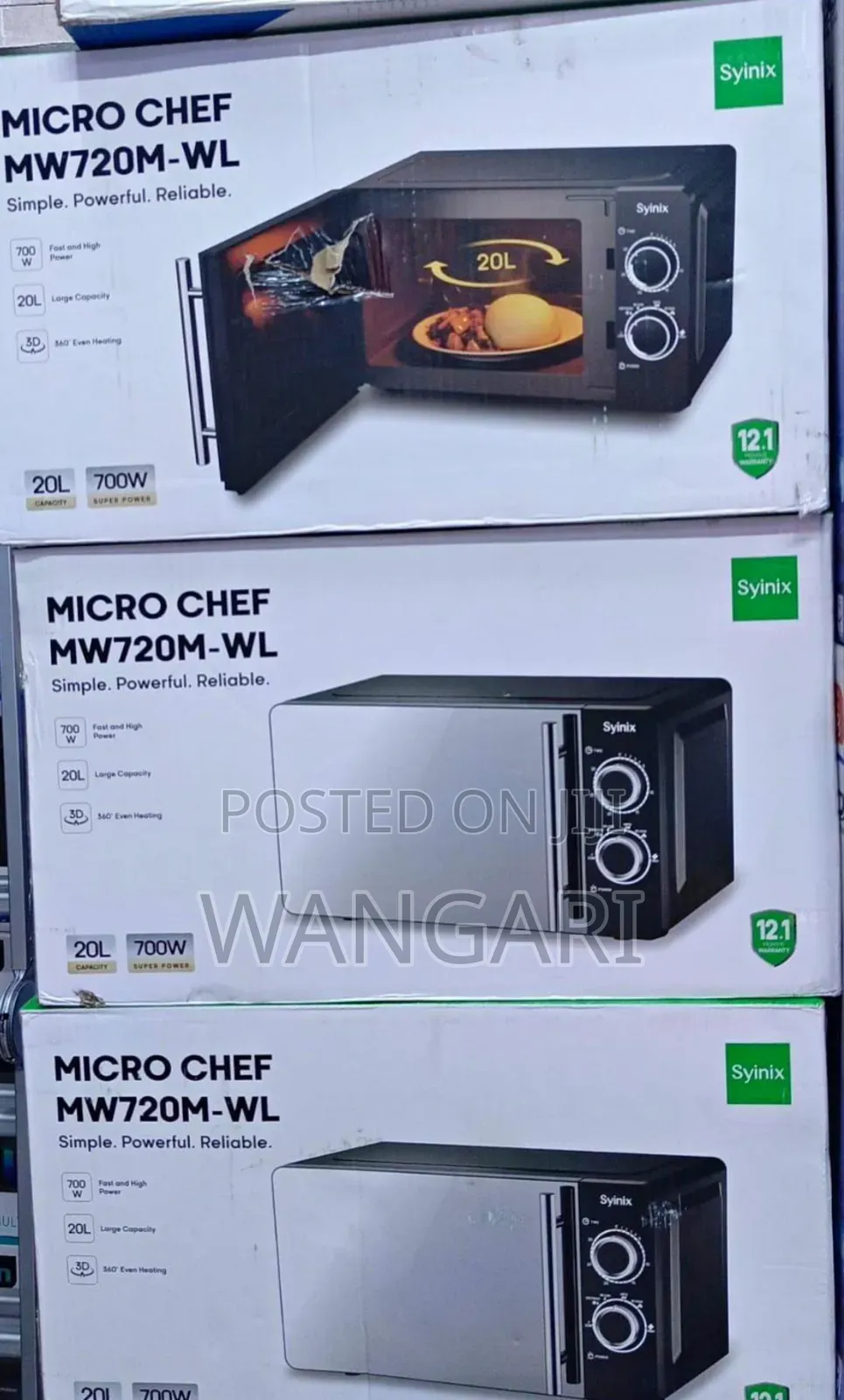 Synix Brand New Manual Microwave