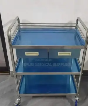 New Dressing Trolley With 2 Shelves and 2 Drawers